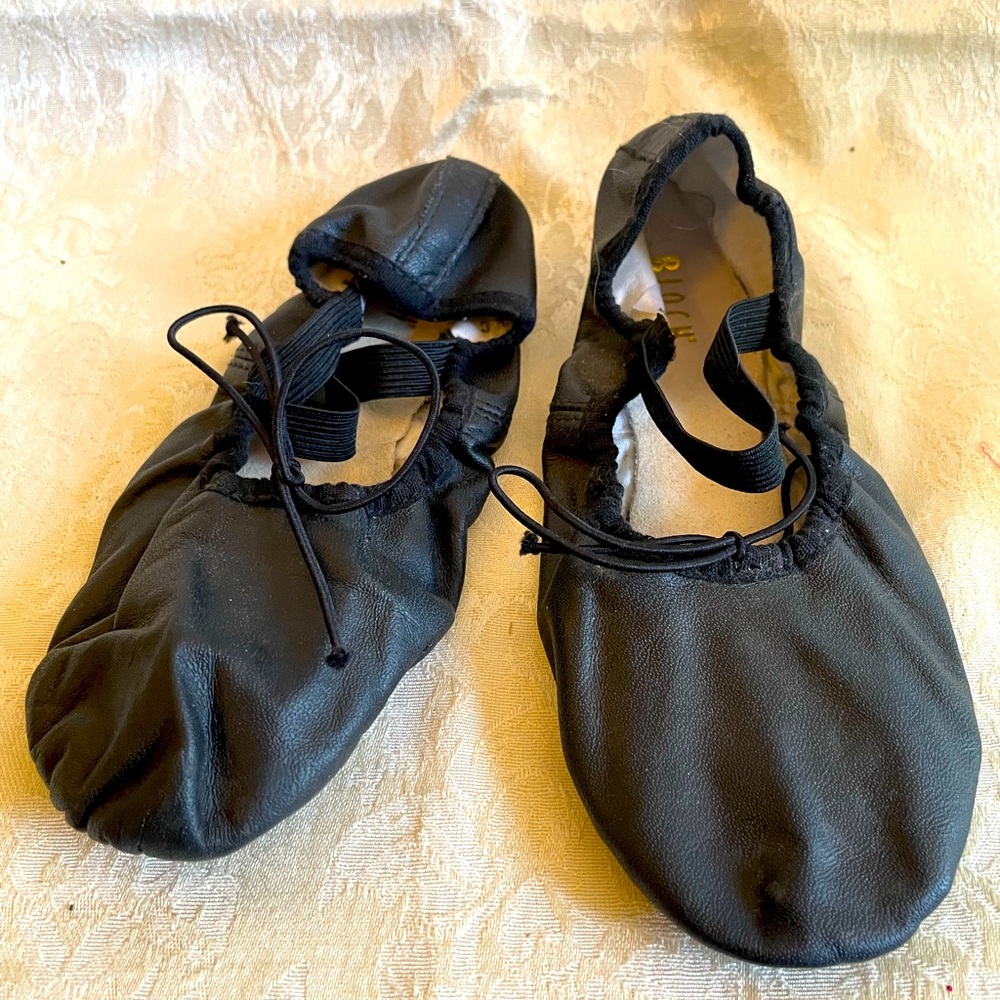 Bloch Black Leather Ballet Shoes